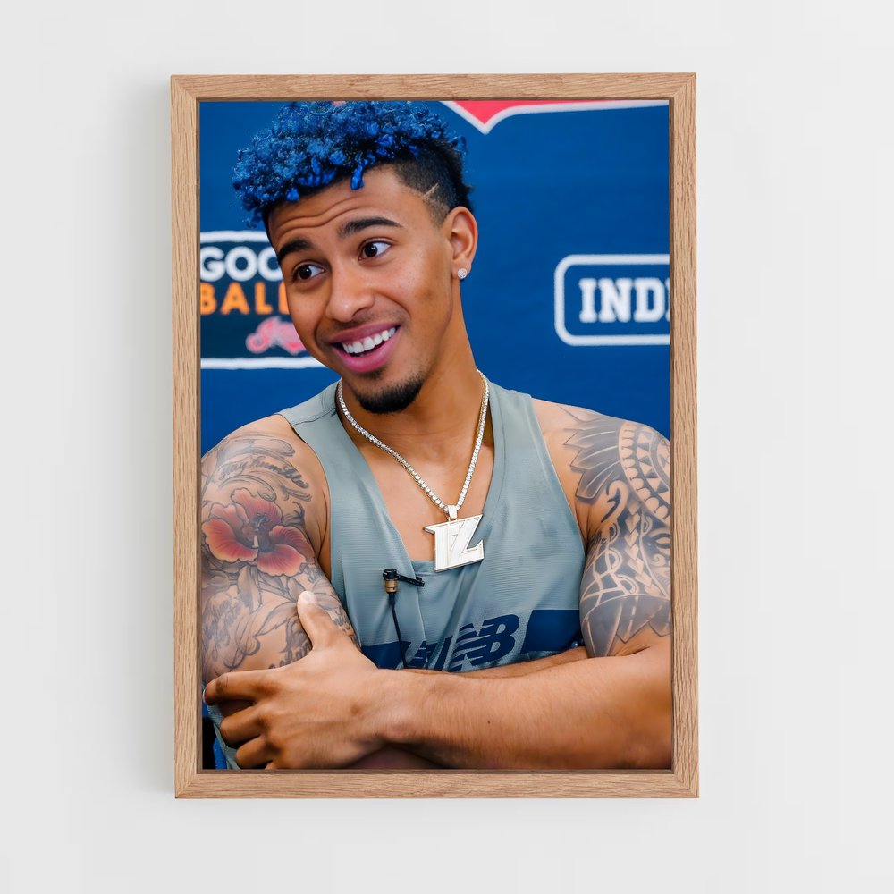Poster Francisco lindor – affiche Baseball (vue 4)